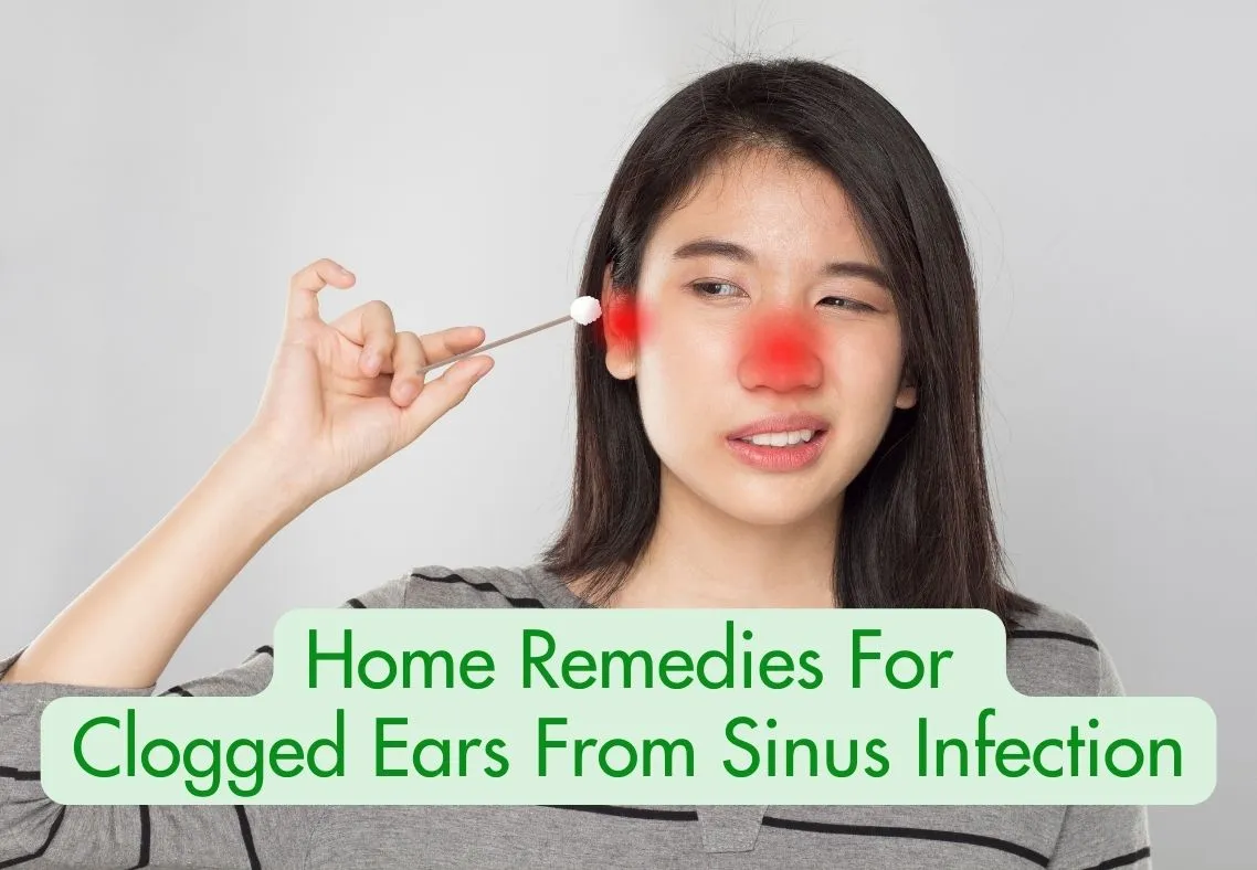 clogged ear sinus infection home remedy
